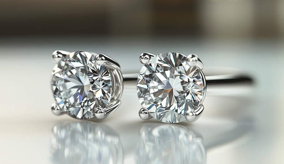 Diamond Stud Earrings