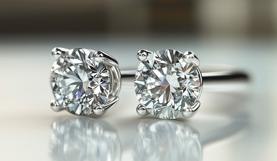 Diamond Stud Earrings